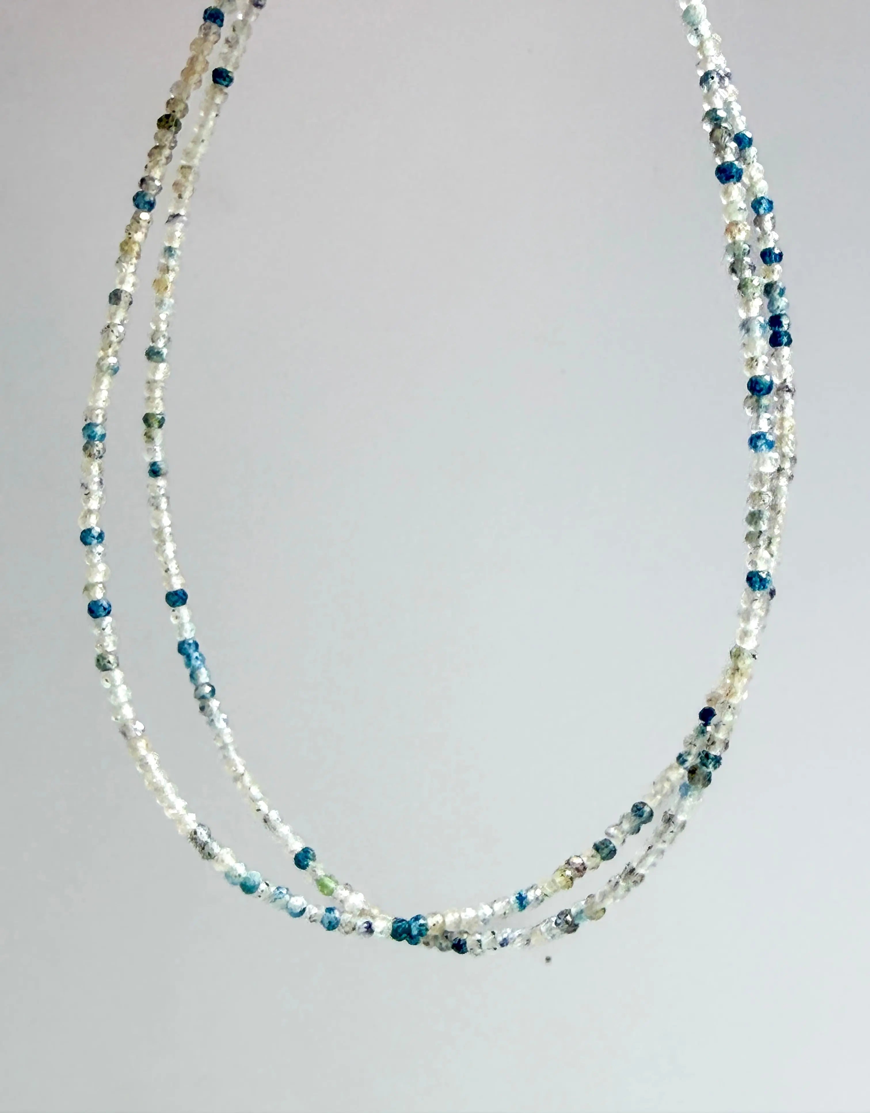 Sky Stone - K2 Mineral Japanese Minimalist Necklace view 2